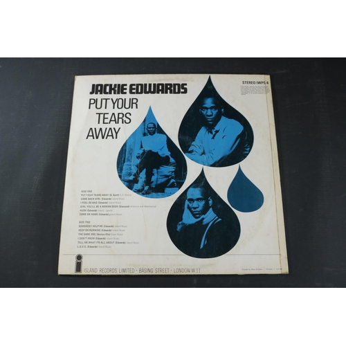 39 - Jackie Edwards Put Your Tears Away Vinyl stereo IWPS4. Side One: IWPS+4+A, small scratch on outer ed... 