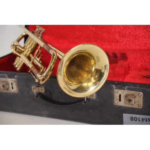 406 - Zenith JR Lafleur & Son Ltd Foreign London Vintage Trumpet in case.