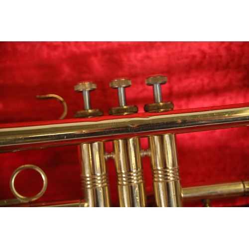 406 - Zenith JR Lafleur & Son Ltd Foreign London Vintage Trumpet in case.