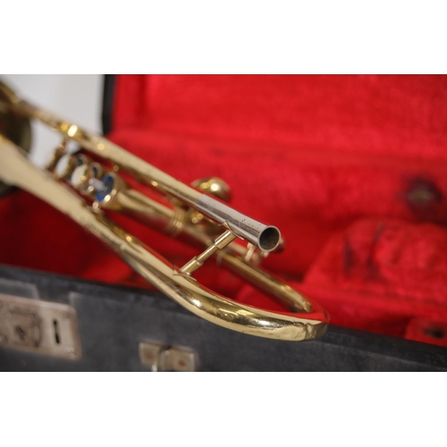 406 - Zenith JR Lafleur & Son Ltd Foreign London Vintage Trumpet in case.