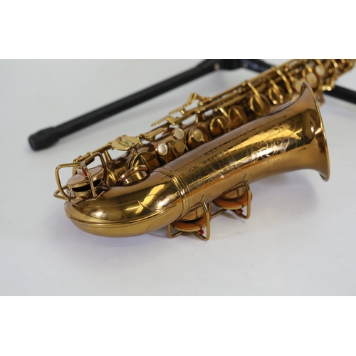 407 - Conn Transitional Alto Saxophone C1932-33 with Microtuner, stamped 