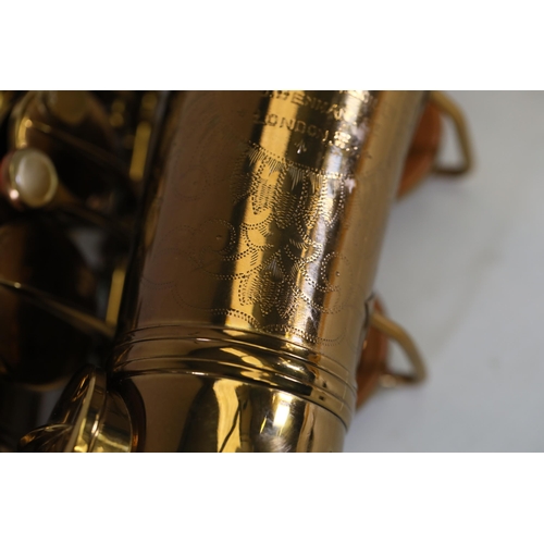 407 - Conn Transitional Alto Saxophone C1932-33 with Microtuner, stamped 