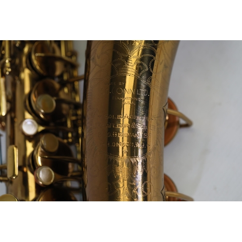 407 - Conn Transitional Alto Saxophone C1932-33 with Microtuner, stamped 