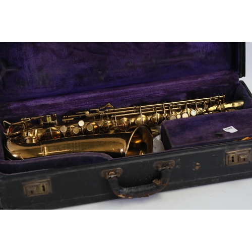 407 - Conn Transitional Alto Saxophone C1932-33 with Microtuner, stamped 