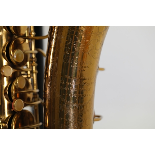 407 - Conn Transitional Alto Saxophone C1932-33 with Microtuner, stamped 