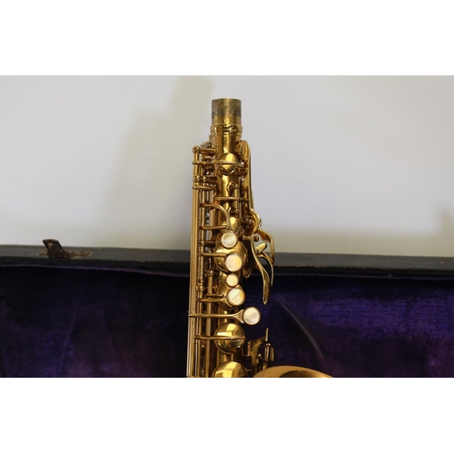 407 - Conn Transitional Alto Saxophone C1932-33 with Microtuner, stamped 