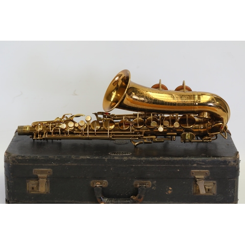 407 - Conn Transitional Alto Saxophone C1932-33 with Microtuner, stamped 