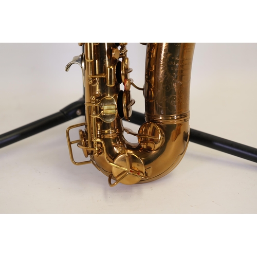 407 - Conn Transitional Alto Saxophone C1932-33 with Microtuner, stamped 