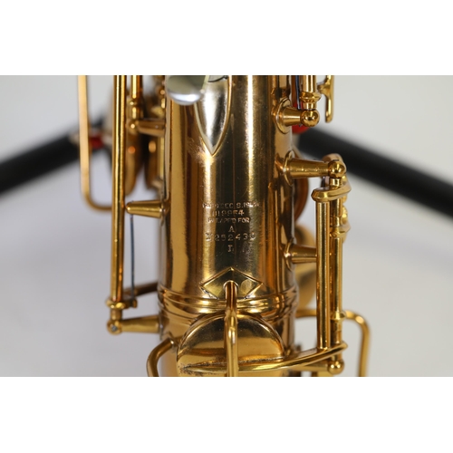 407 - Conn Transitional Alto Saxophone C1932-33 with Microtuner, stamped 