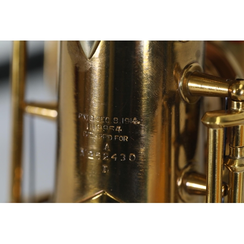 407 - Conn Transitional Alto Saxophone C1932-33 with Microtuner, stamped 