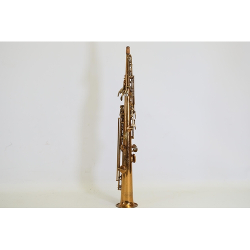 408 - C1928 C.G. CONN New Wonder Chu Berry Transitional Soprano Saxophone with Microtuner. Patent date is ... 