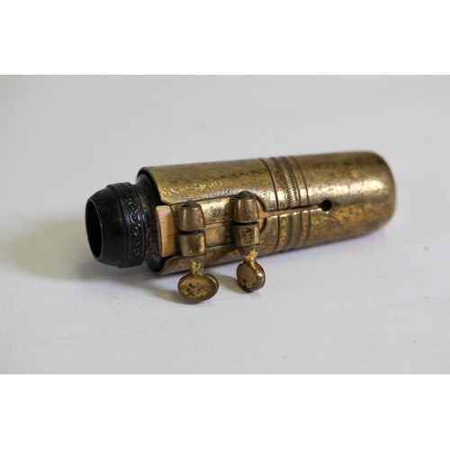 408 - C1928 C.G. CONN New Wonder Chu Berry Transitional Soprano Saxophone with Microtuner. Patent date is ... 