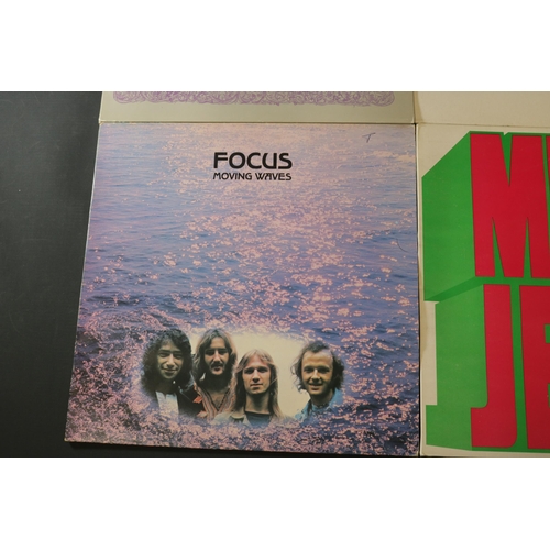 43 - A small collection of four vinyl albums, including the Beach Boys 