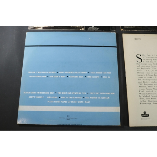 44 - A small collection of four vinyl albums including Madonna, The Smiths, Yazoo and Blancmange. The Mad... 