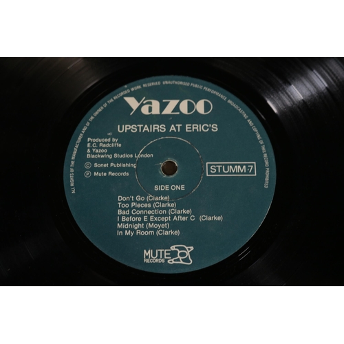 44 - A small collection of four vinyl albums including Madonna, The Smiths, Yazoo and Blancmange. The Mad... 