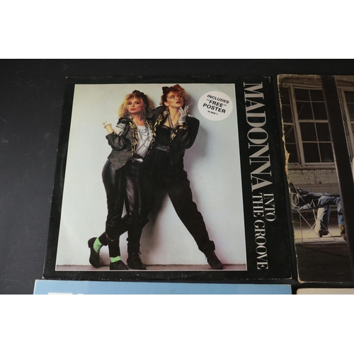 44 - A small collection of four vinyl albums including Madonna, The Smiths, Yazoo and Blancmange. The Mad... 