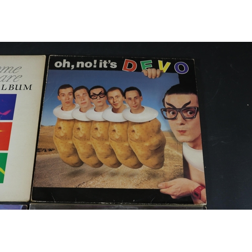 46 - A collection of Four Vinyl's including Devo, Gary Numan and Some Bizarre Album. 