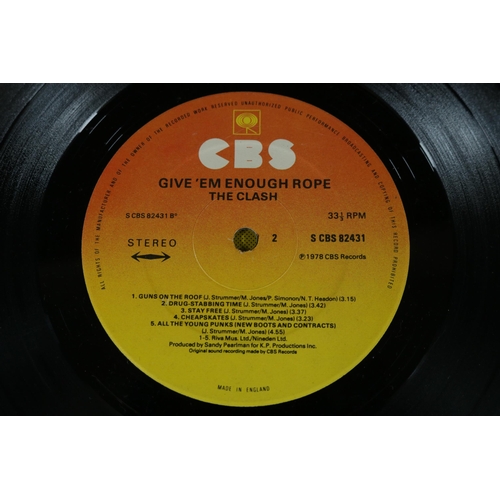 49 - Two Vinyl Albums including The Clash and Led Zeppelin II. Led Zeppelin II is a gatefold copy, the co... 