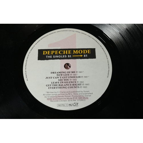 50 - A collection of Four Vinyl Albums including Depeche Mode and 