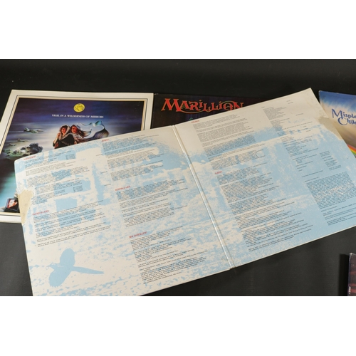 54 - A Collection of 5 Marillion Albums in Vinyl LP. Marillion – Misplaced Childhood: EMI MRL 2 UK 1985, ... 