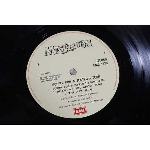 54 - A Collection of 5 Marillion Albums in Vinyl LP. Marillion – Misplaced Childhood: EMI MRL 2 UK 1985, ... 