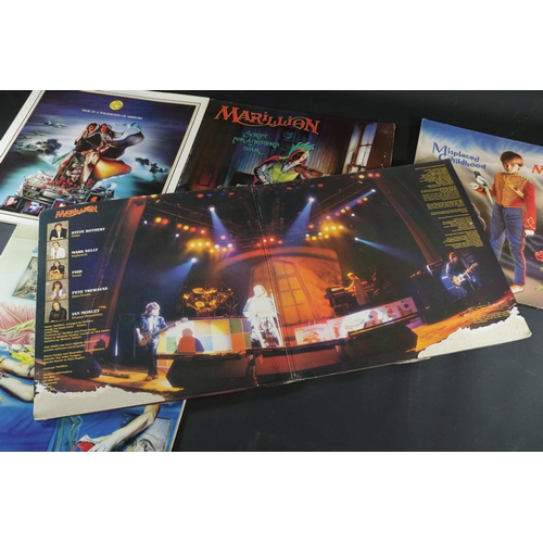 54 - A Collection of 5 Marillion Albums in Vinyl LP. Marillion – Misplaced Childhood: EMI MRL 2 UK 1985, ... 