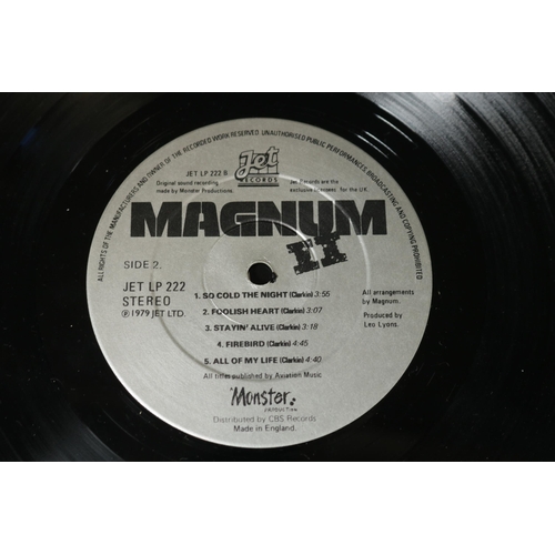 57 - A collection of 7 Magnum Vinyl Albums. Titles include Magnum II, Magnum II Remastered, Wings of Heav... 