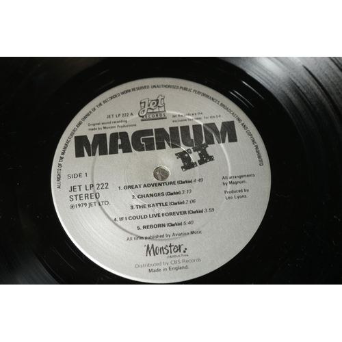 57 - A collection of 7 Magnum Vinyl Albums. Titles include Magnum II, Magnum II Remastered, Wings of Heav... 