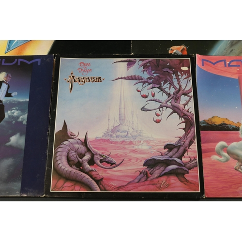 57 - A collection of 7 Magnum Vinyl Albums. Titles include Magnum II, Magnum II Remastered, Wings of Heav... 