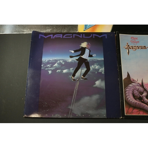 57 - A collection of 7 Magnum Vinyl Albums. Titles include Magnum II, Magnum II Remastered, Wings of Heav... 