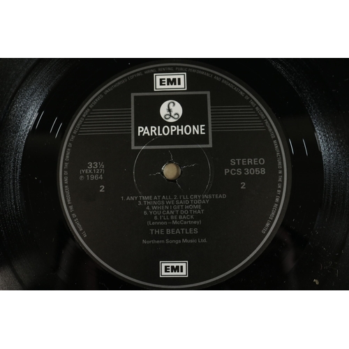 6 - The Beatles A Hard Days Night, PCS3058, in very good condition, Parlophone Black Label, no discolour... 