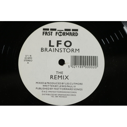 63 - The Sound Bluntz Clubhouse Records and LFO Brainstorm the Remix vinyl's. Both vinyl's are in very go... 