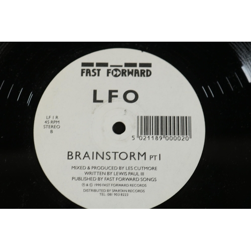 63 - The Sound Bluntz Clubhouse Records and LFO Brainstorm the Remix vinyl's. Both vinyl's are in very go... 