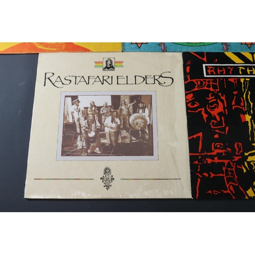 70 - Collection of 5 Vinyl Albums including Rastafari and Human Rights. H.R. 