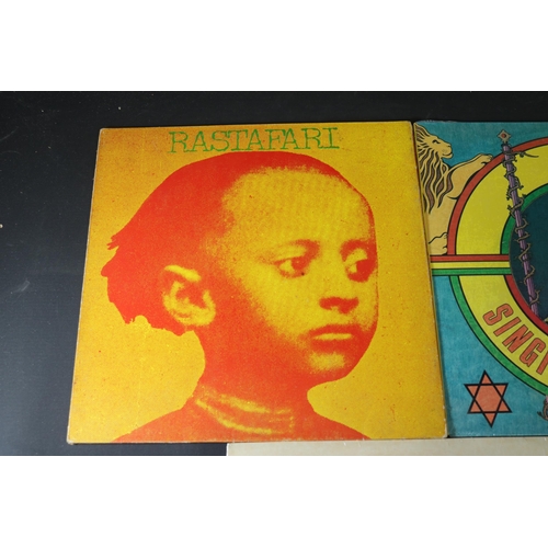 70 - Collection of 5 Vinyl Albums including Rastafari and Human Rights. H.R. 