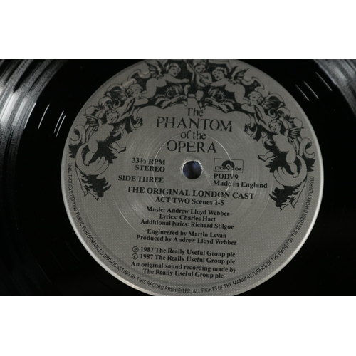 74 - Phantom Of the Opera 1987 PODV9 Vinyl with promo stickers, gatefold cover, excellent/mint vinyl's.