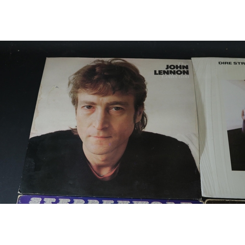 77 - Assortment of 7 Vinyl Records including The John Lennon Collection, EMTV37 A1/B3. Cover in Good cond... 