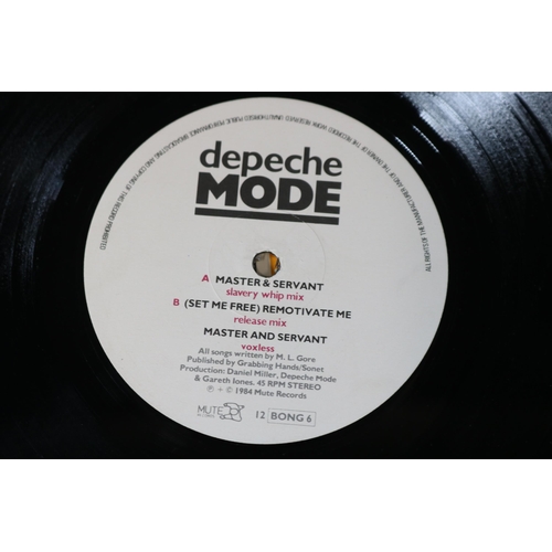 82 - Small Collection of 4 Vinyl's including Depeche Mode ‎– Master And Servant (Slavery Whip Mix), 12BON... 