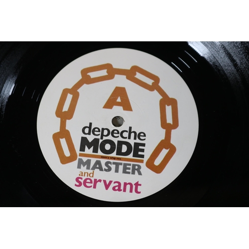 82 - Small Collection of 4 Vinyl's including Depeche Mode ‎– Master And Servant (Slavery Whip Mix), 12BON... 