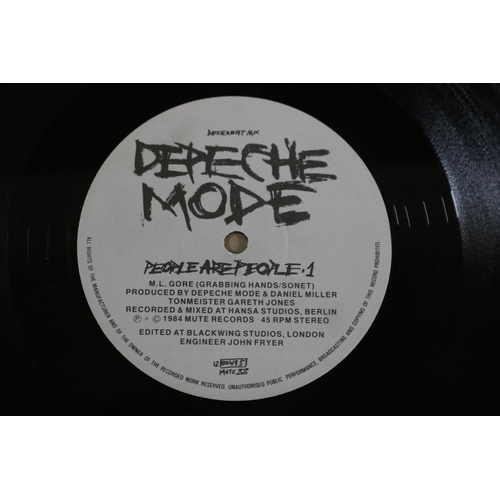 82 - Small Collection of 4 Vinyl's including Depeche Mode ‎– Master And Servant (Slavery Whip Mix), 12BON... 