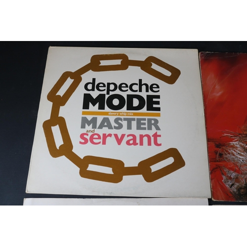 82 - Small Collection of 4 Vinyl's including Depeche Mode ‎– Master And Servant (Slavery Whip Mix), 12BON... 