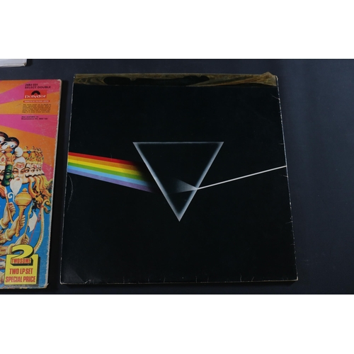 83 - Pink Floyd Dark Side of the Moon with Poster 1973, EMI Harvest Records Quadraphonic issue Q4SHVL 804... 