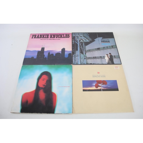 85 - Collection of Four Vinyl Records including Depeche Mode. Vinyl records x3 Depeche Mode & x1 Frankie ... 