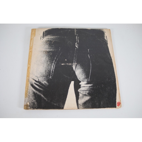 86 - The Rolling Stones Sticky Fingers with Zip LP COC 59100 First Edition, the record sleeve is in used ... 