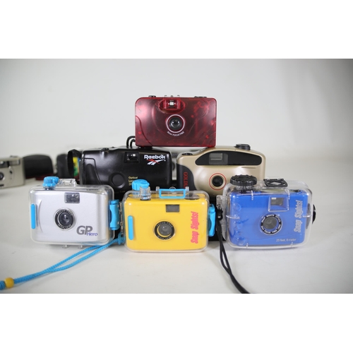 11 - Compact Cameras Job Lot - 29 Units

This job lot consists of 29 compact cameras of various models an... 