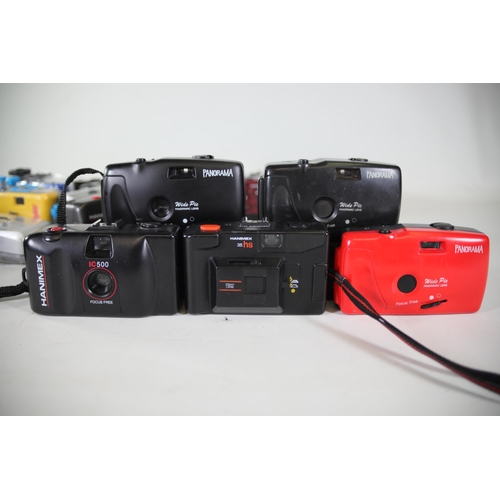 11 - Compact Cameras Job Lot - 29 Units

This job lot consists of 29 compact cameras of various models an... 