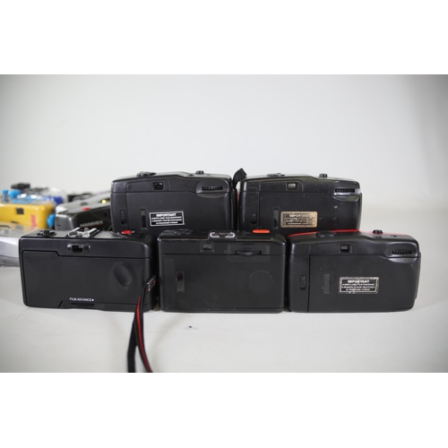 11 - Compact Cameras Job Lot - 29 Units

This job lot consists of 29 compact cameras of various models an... 