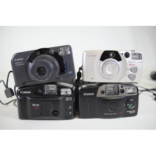 14 - 21 Canon Compact Cameras (Untested, Various Conditions)

These 21 Canon compact cameras are being so... 