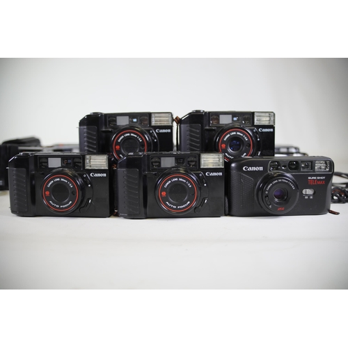 14 - 21 Canon Compact Cameras (Untested, Various Conditions)

These 21 Canon compact cameras are being so... 