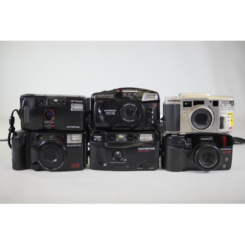 15 - 21 Olympus Compact Cameras - Untested, Various Conditions - Some for Parts or Repairs
This job lot c... 